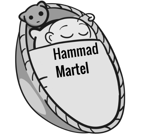 Hammad Martel sleeping baby