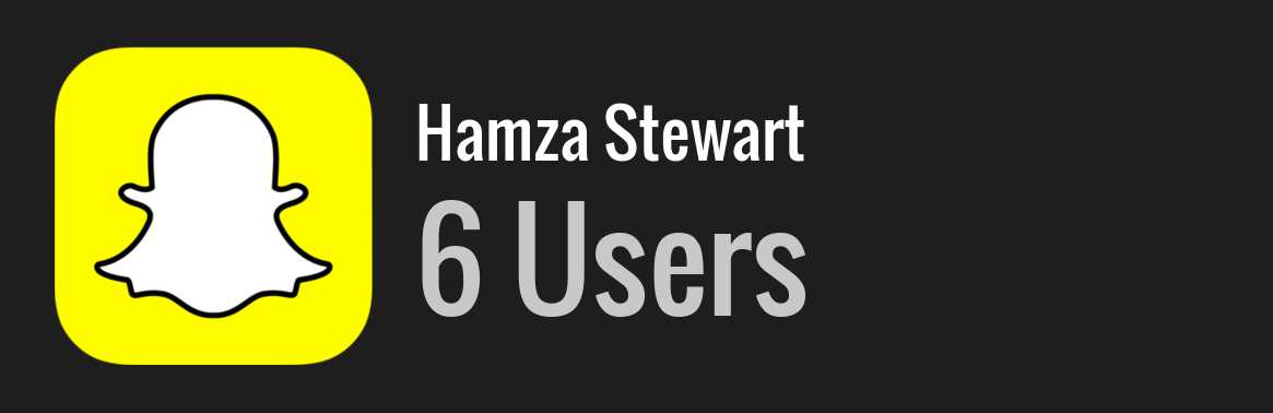 Hamza Stewart snapchat