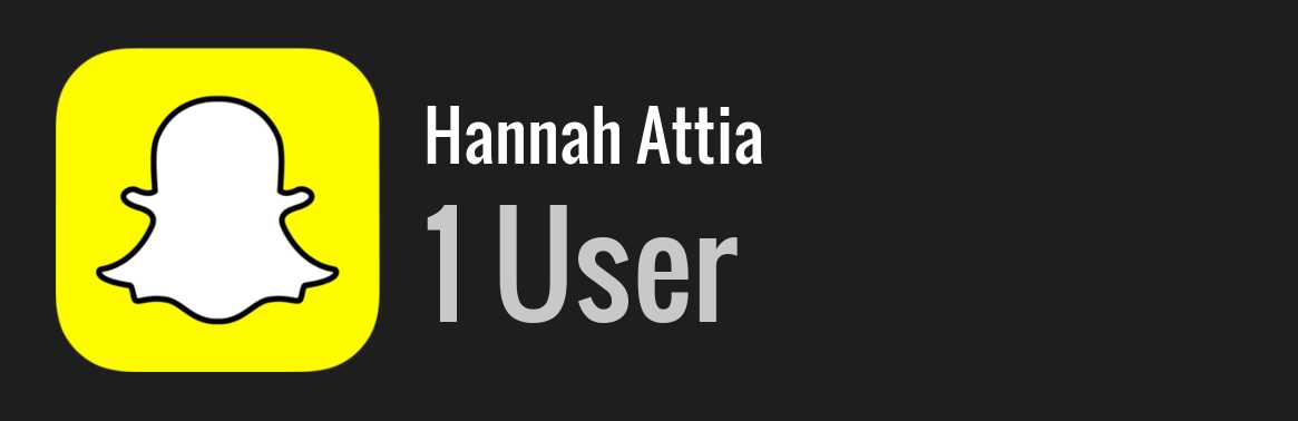 Hannah Attia snapchat