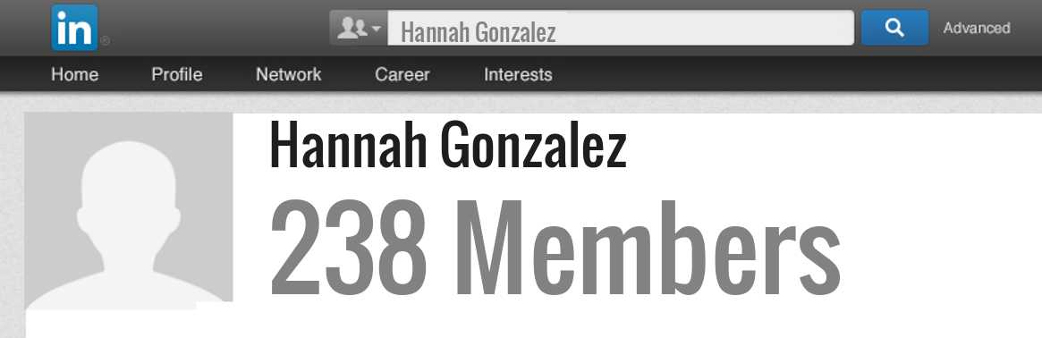 Hannah Gonzalez linkedin profile