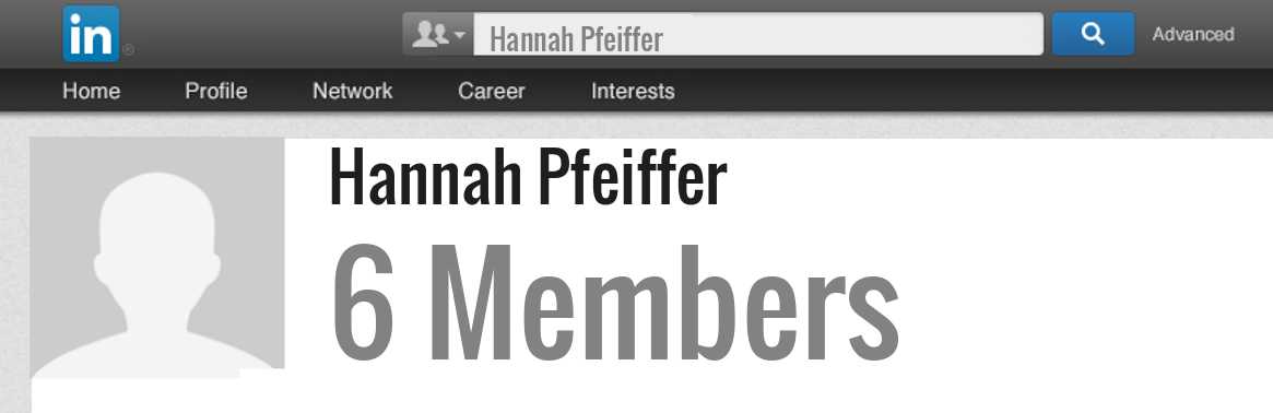 Hannah Pfeiffer linkedin profile