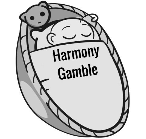 Harmony Gamble sleeping baby