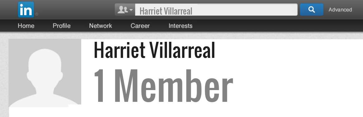 Harriet Villarreal linkedin profile