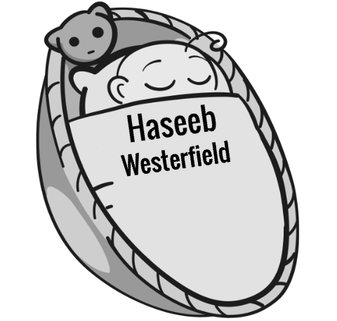 Haseeb Westerfield sleeping baby