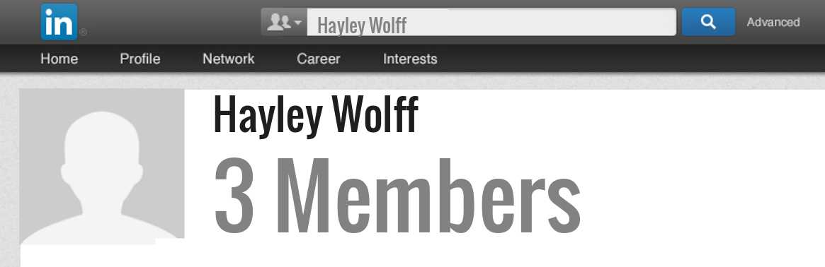 Hayley Wolff linkedin profile