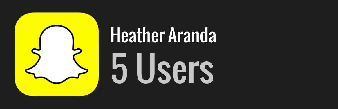 Heather Aranda snapchat
