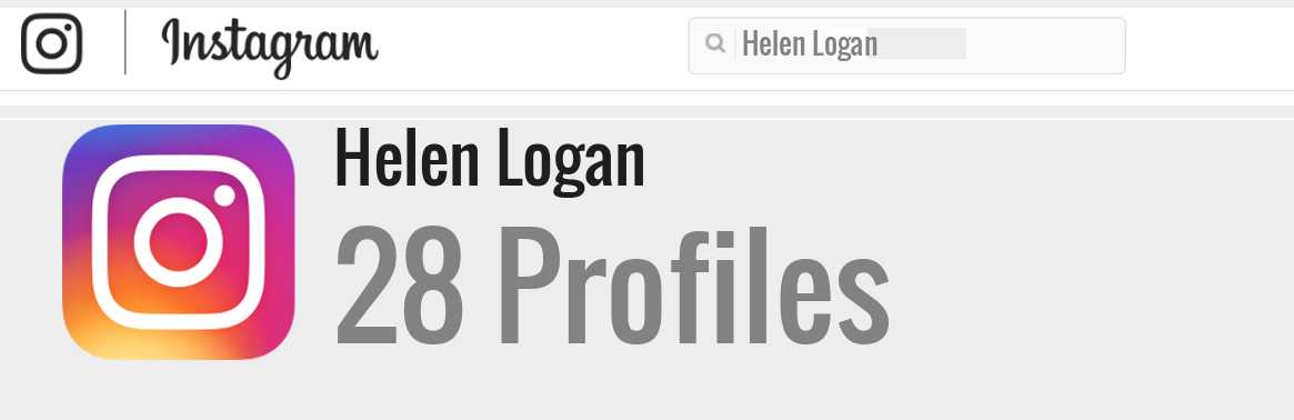 Helen Logan instagram account