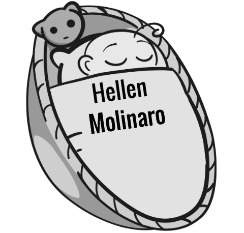 Hellen Molinaro sleeping baby