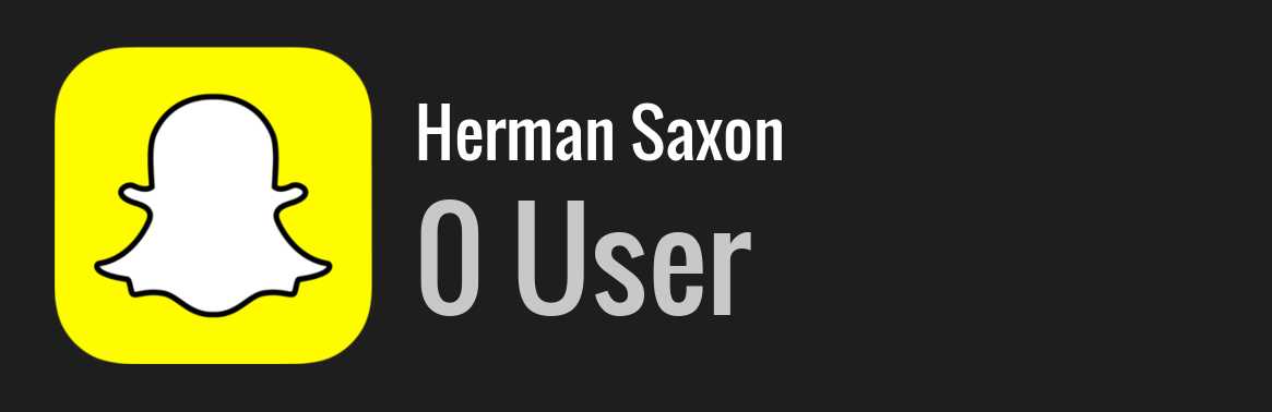 Herman Saxon snapchat
