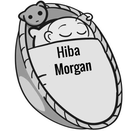 Hiba Morgan sleeping baby