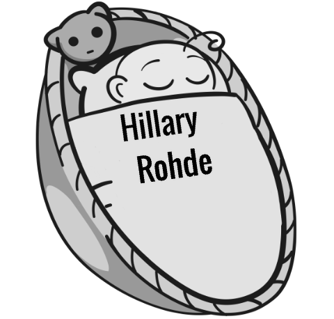 Hillary Rohde sleeping baby