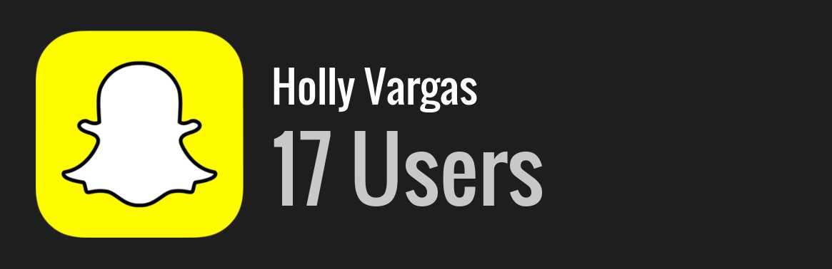 Holly Vargas snapchat