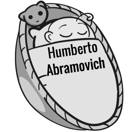 Humberto Abramovich sleeping baby