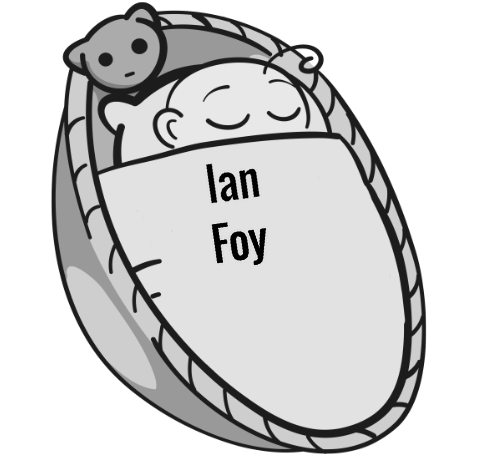 Ian Foy sleeping baby