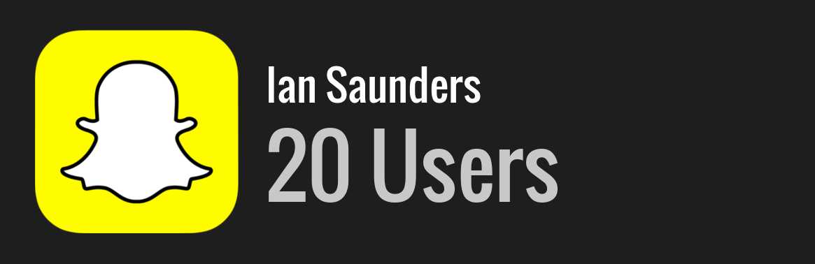 Ian Saunders snapchat