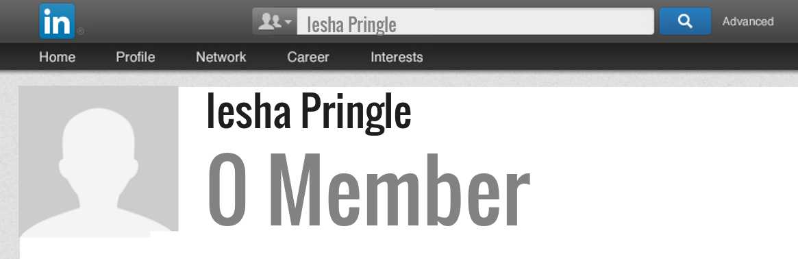 Iesha Pringle linkedin profile