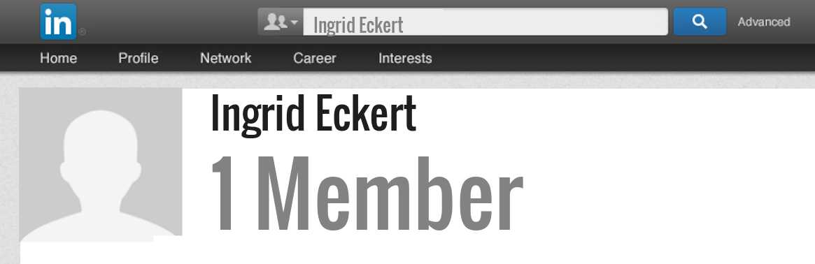 Ingrid Eckert linkedin profile