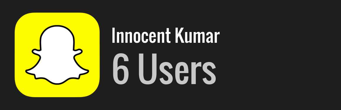 Innocent Kumar snapchat