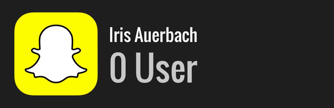 Iris Auerbach snapchat