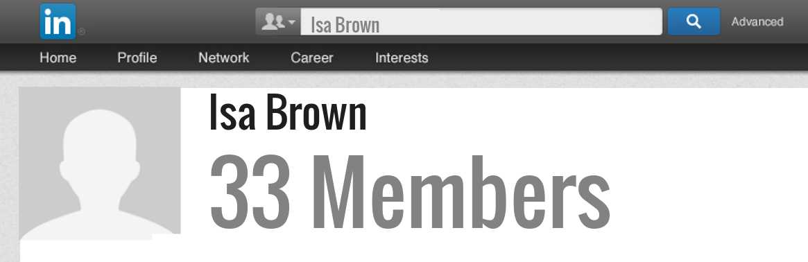 Isa Brown linkedin profile