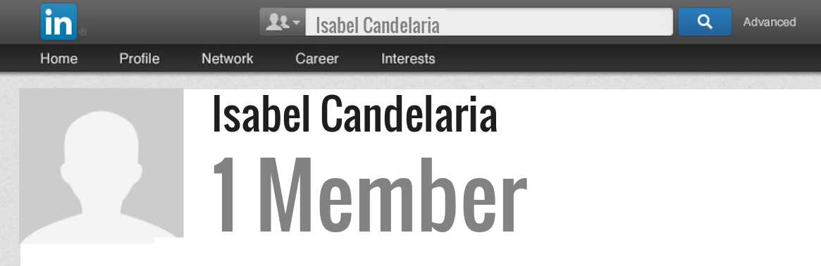 Isabel Candelaria linkedin profile