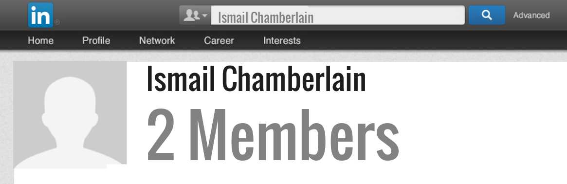 Ismail Chamberlain linkedin profile