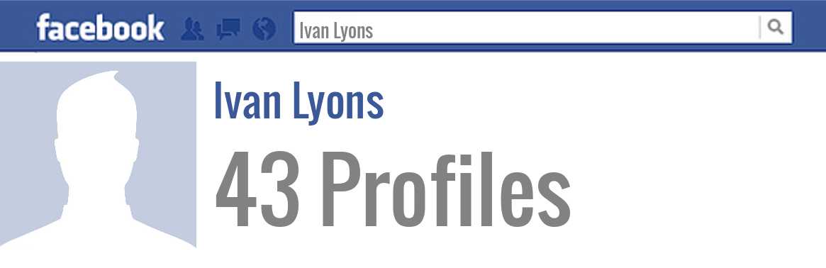 Ivan Lyons facebook profiles