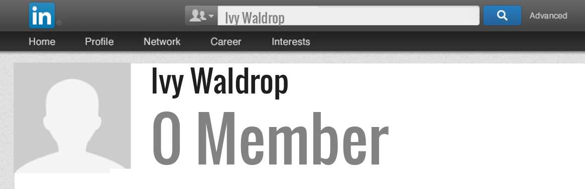 Ivy Waldrop linkedin profile