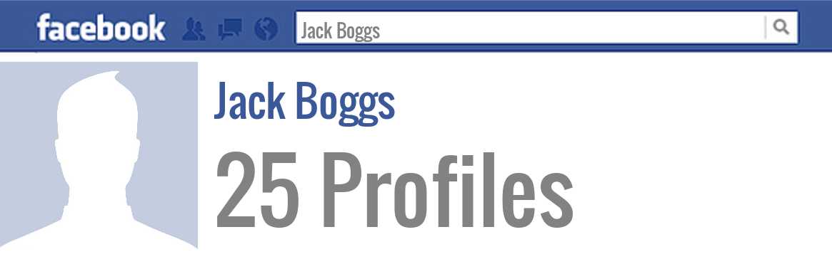Jack Boggs facebook profiles
