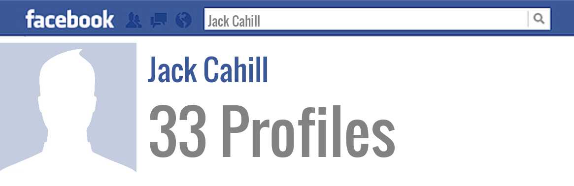 Jack Cahill facebook profiles