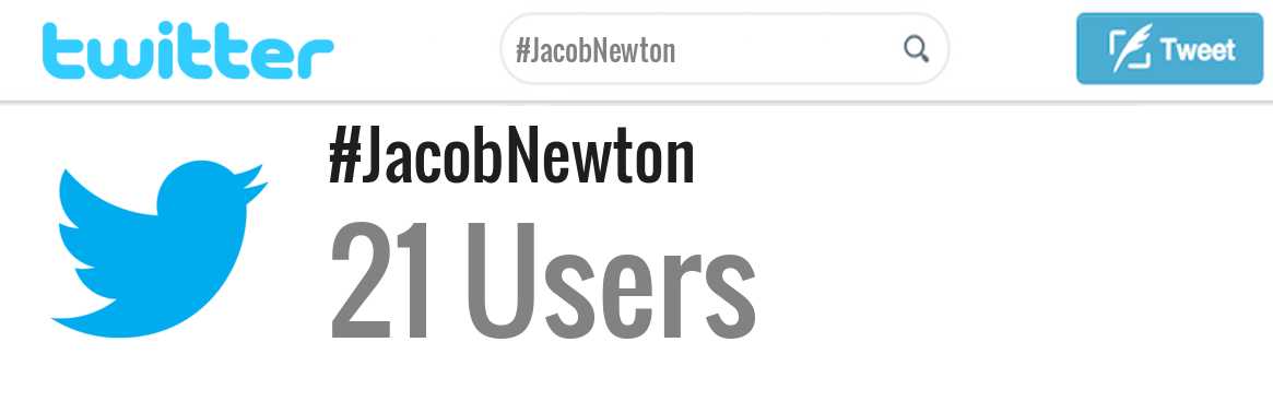 Jacob Newton twitter account