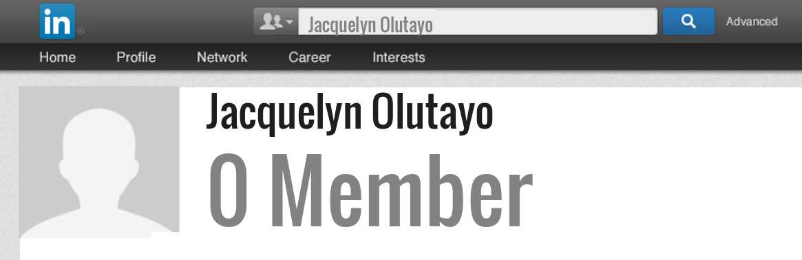 Jacquelyn Olutayo linkedin profile
