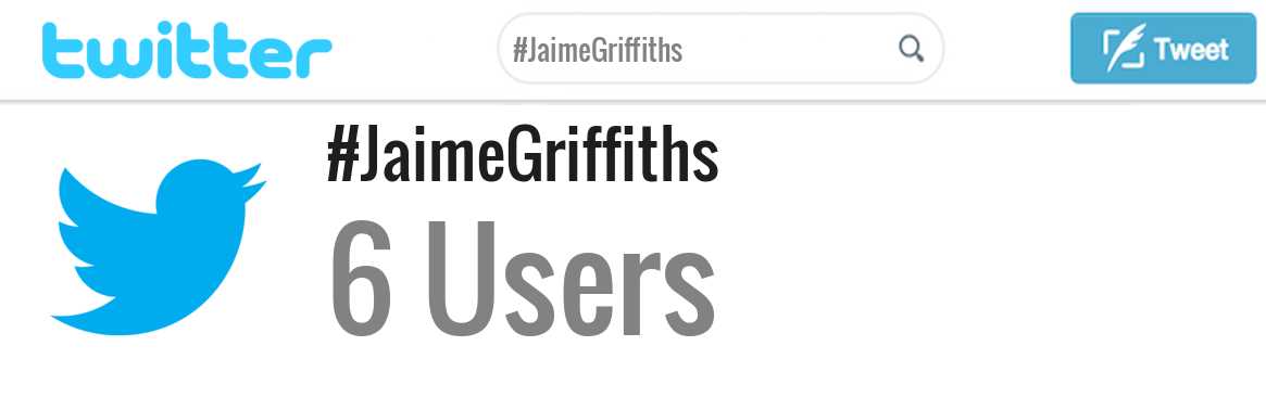 Jaime Griffiths twitter account