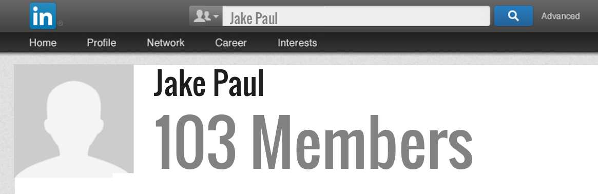 Jake Paul linkedin profile