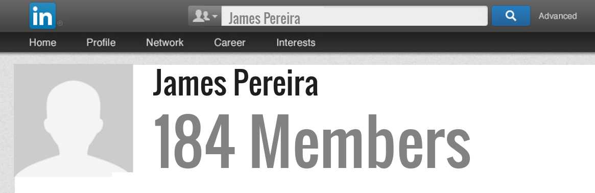 James Pereira linkedin profile