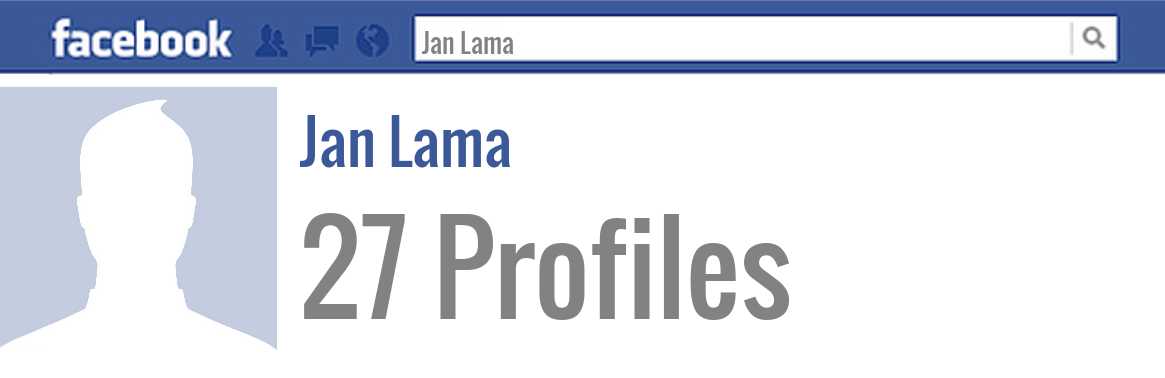 Jan Lama facebook profiles