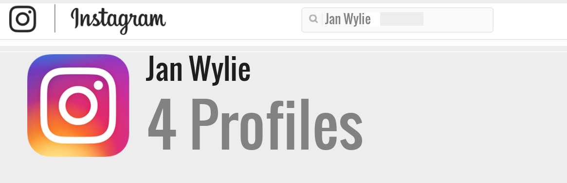 Jan Wylie instagram account