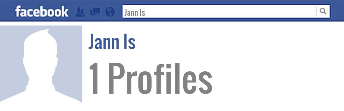 Jann Is facebook profiles
