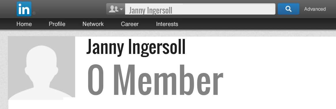 Janny Ingersoll linkedin profile