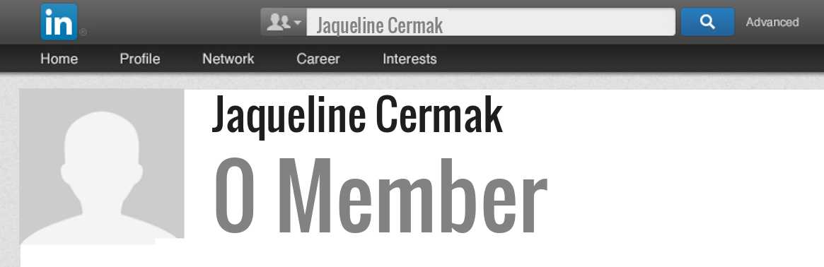 Jaqueline Cermak linkedin profile