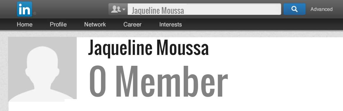 Jaqueline Moussa linkedin profile