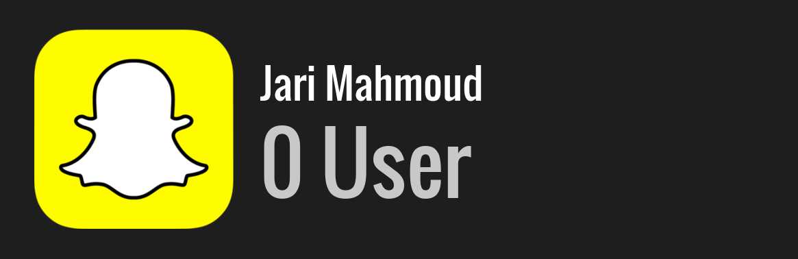 Jari Mahmoud snapchat