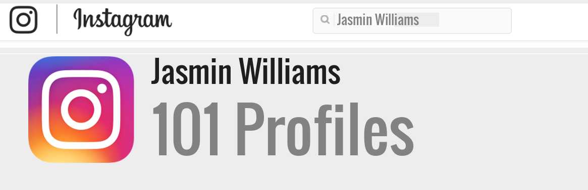 Jasmin Williams instagram account