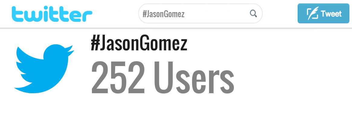 Jason Gomez twitter account