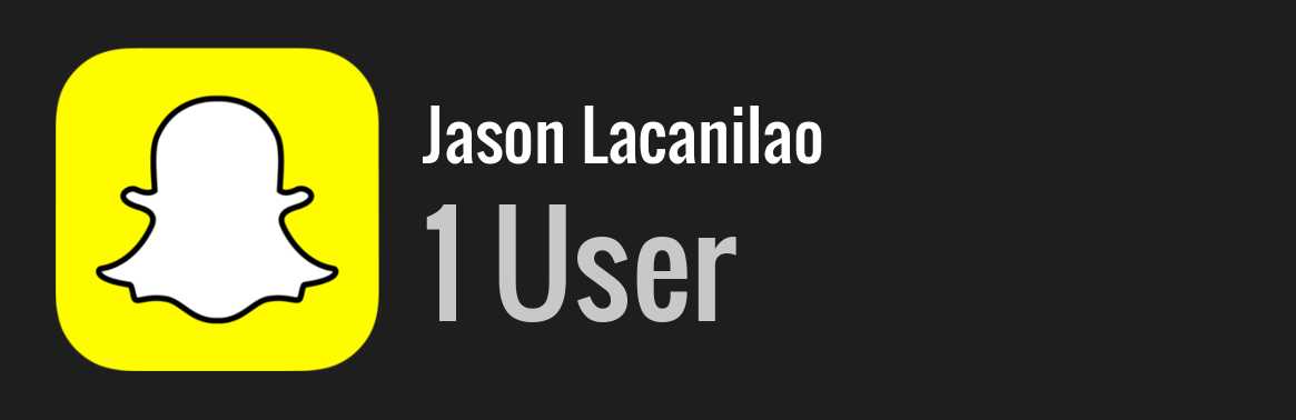 Jason Lacanilao snapchat