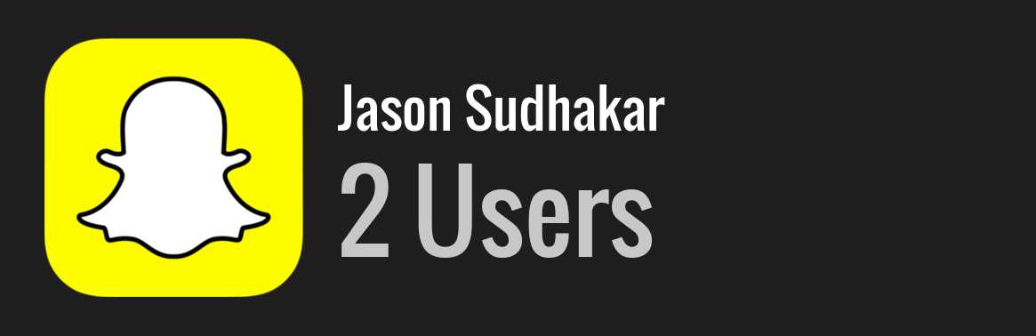 Jason Sudhakar snapchat
