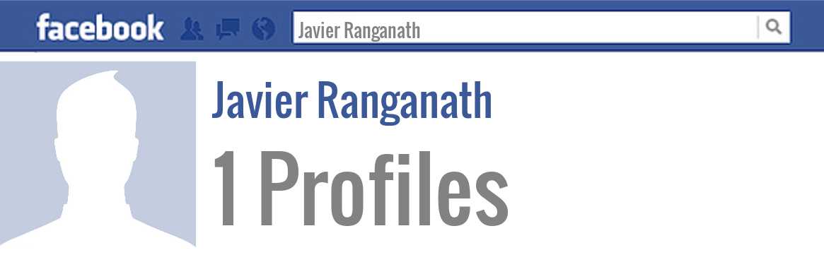 Javier Ranganath facebook profiles