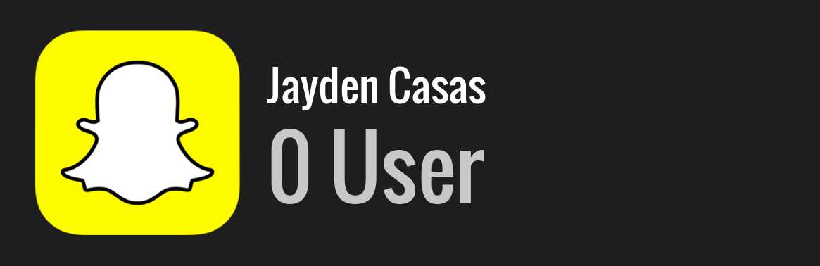 Jayden Casas snapchat
