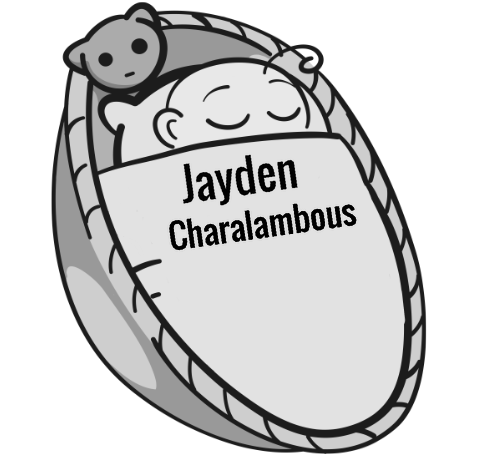 Jayden Charalambous sleeping baby