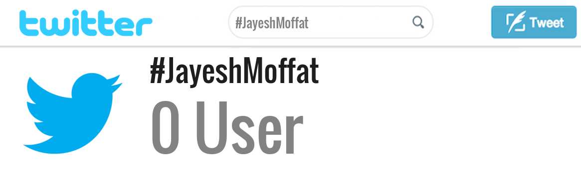 Jayesh Moffat twitter account